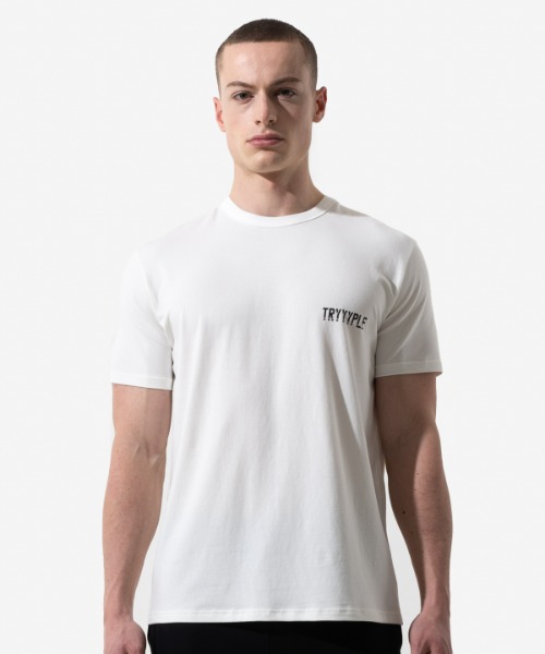 Focus Simple Muscle T-Shirt - White