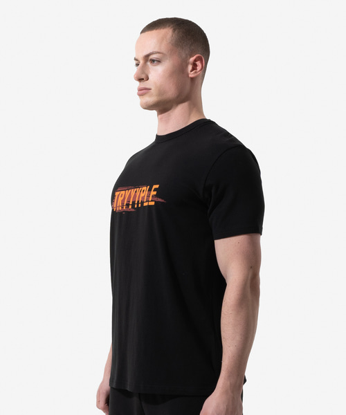 Focus Painting Muscle T-Shirt - Black