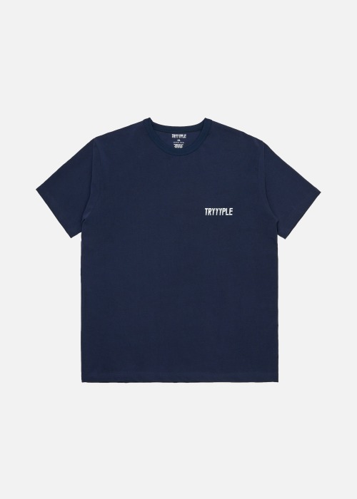Focus Simple Muscle T-Shirt - Navy
