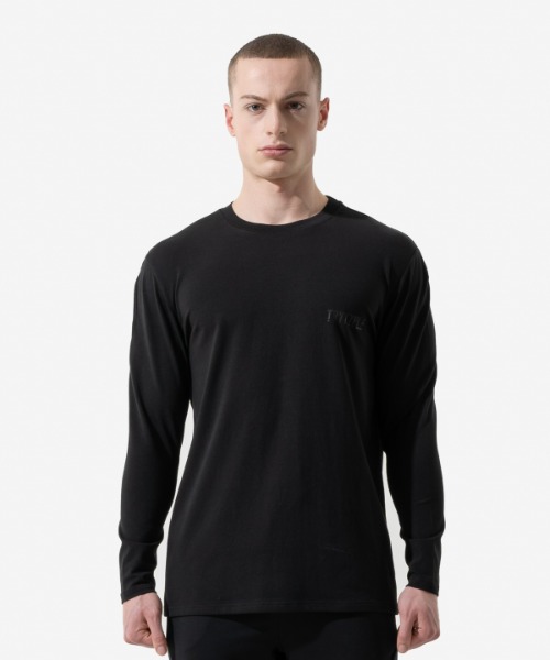 Expose Muscle Longsleeve T-Shirt - Black