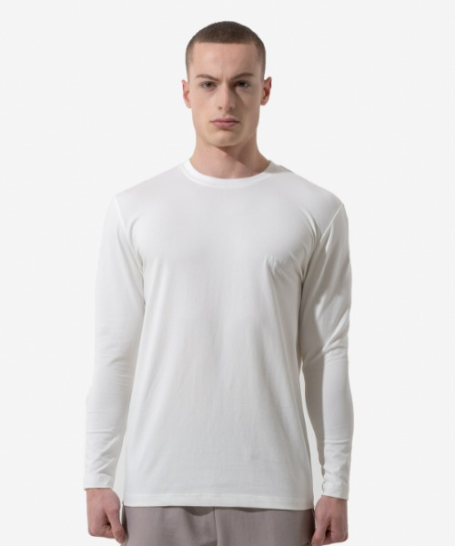 Expose Muscle Longsleeve T-Shirt - White